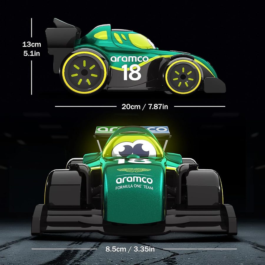 Aston Martin Aramco F1 Cartoon Racer view 2