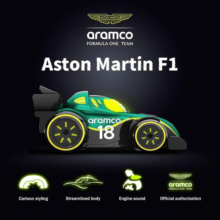 Aston Martin Aramco F1 Cartoon Racer view 3