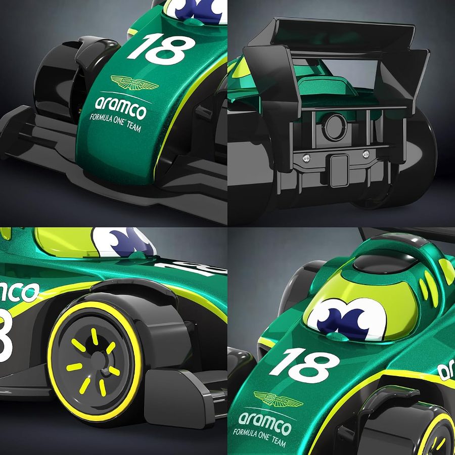 Aston Martin Aramco F1 Cartoon Racer view 4