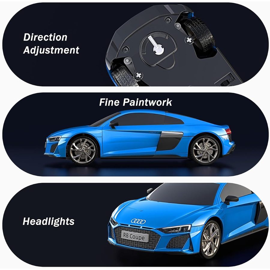 Audi R8 Coupe 1:24 — Ara Blue view 4