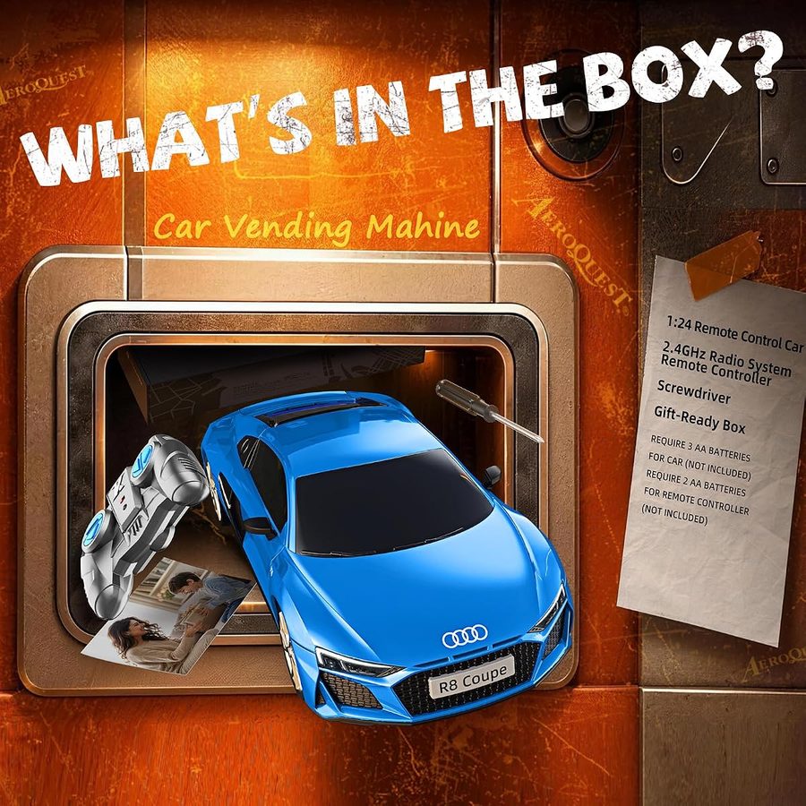 Audi R8 Coupe 1:24 — Ara Blue view 5