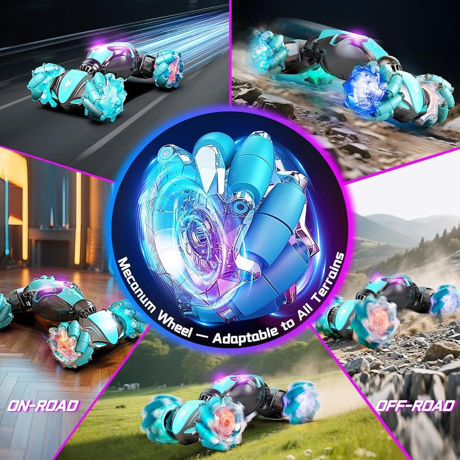 Blue Twist Car view 3