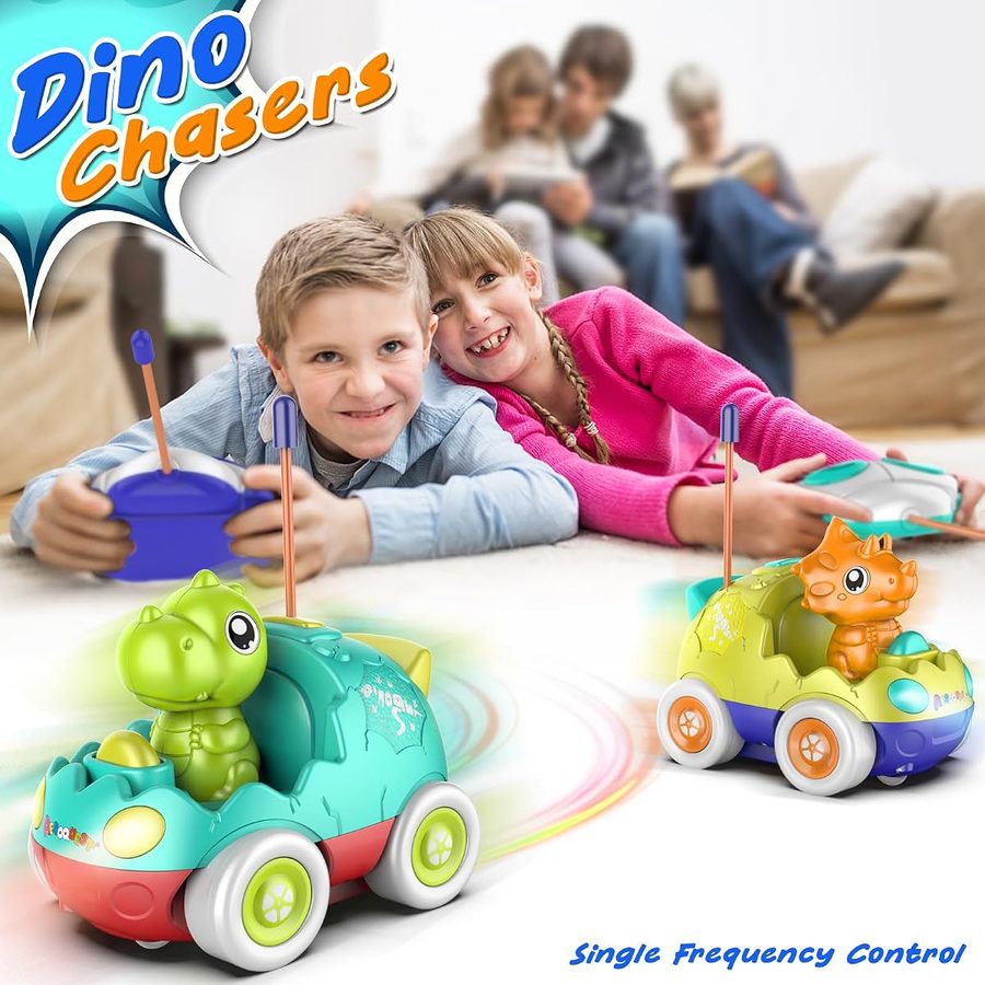 Dinosaur RC Cars — 2-Pack view 5