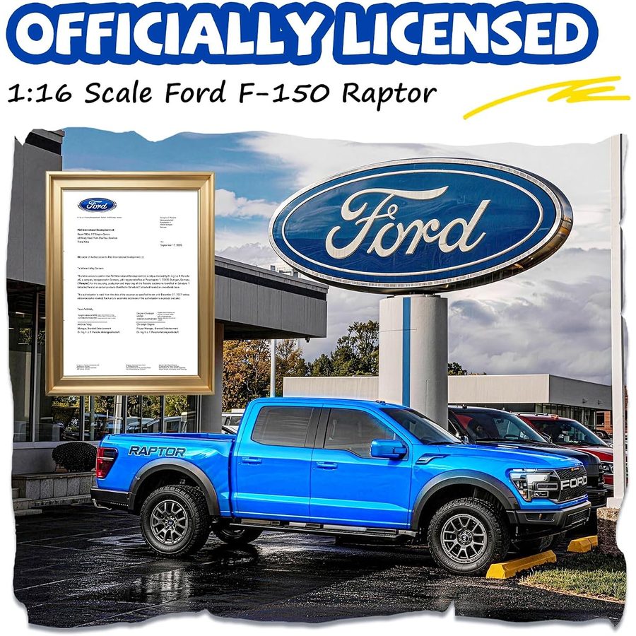 Ford F-150 Raptor 1:16 — Blue view 2