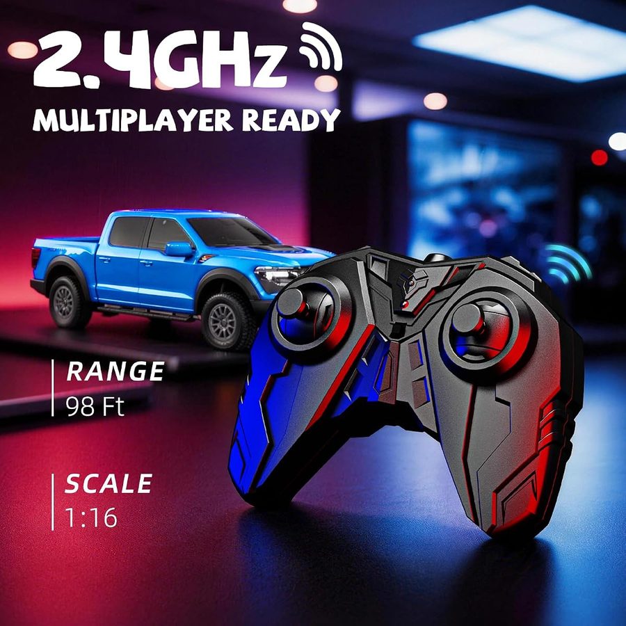Ford F-150 Raptor 1:16 — Blue view 5