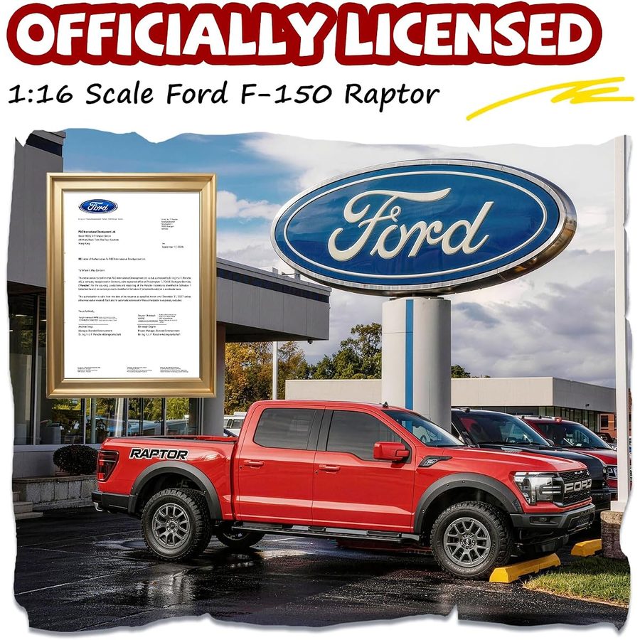 Ford F-150 Raptor 1:16 — Red view 2