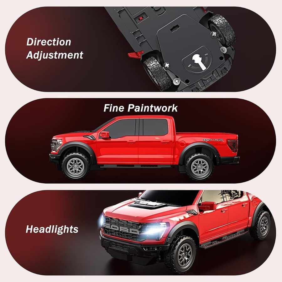 Ford F-150 Raptor 1:16 — Red view 4