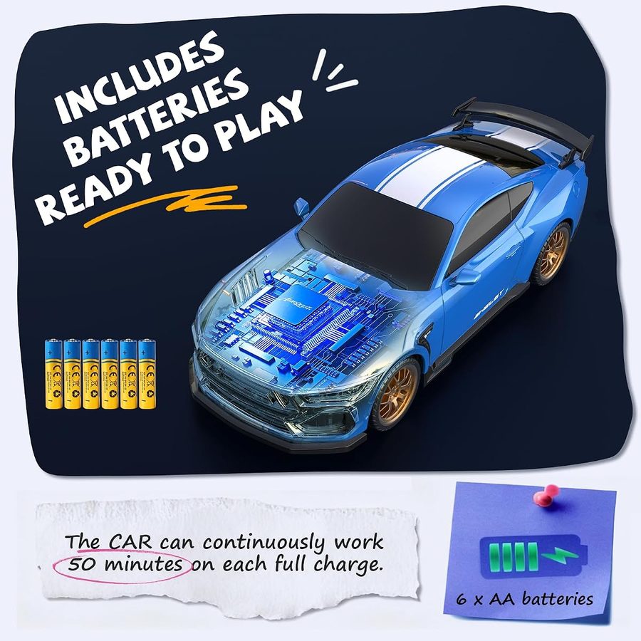 Ford Shelby Super Snake 1:16 — Blue view 3