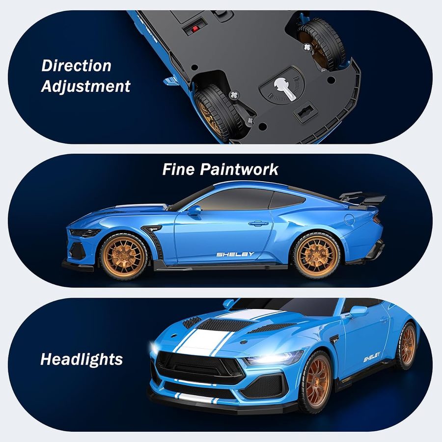 Ford Shelby Super Snake 1:16 — Blue view 4