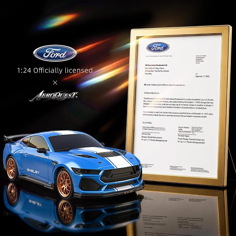 Ford Shelby Super Snake 1:24 — Blue view 2