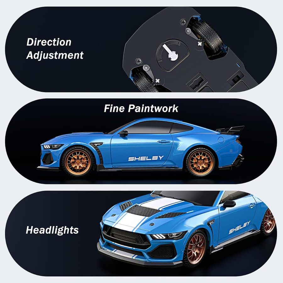 Ford Shelby Super Snake 1:24 — Blue view 3