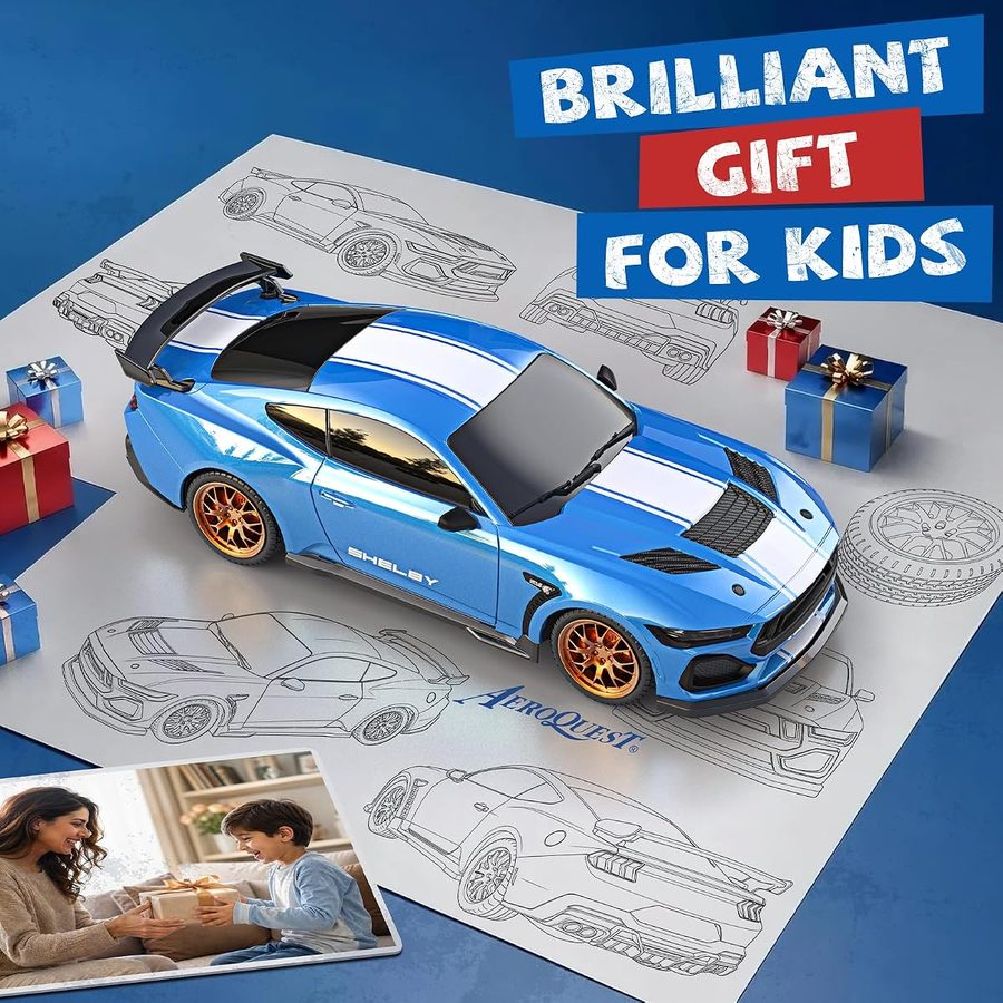 Ford Shelby Super Snake 1:24 — Blue view 4