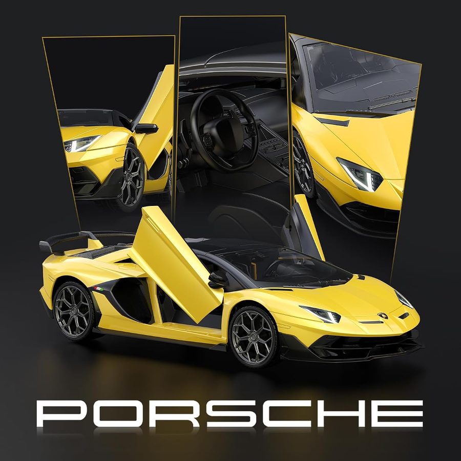 Lamborghini 1:14 — Yellow, scissor doors view 4