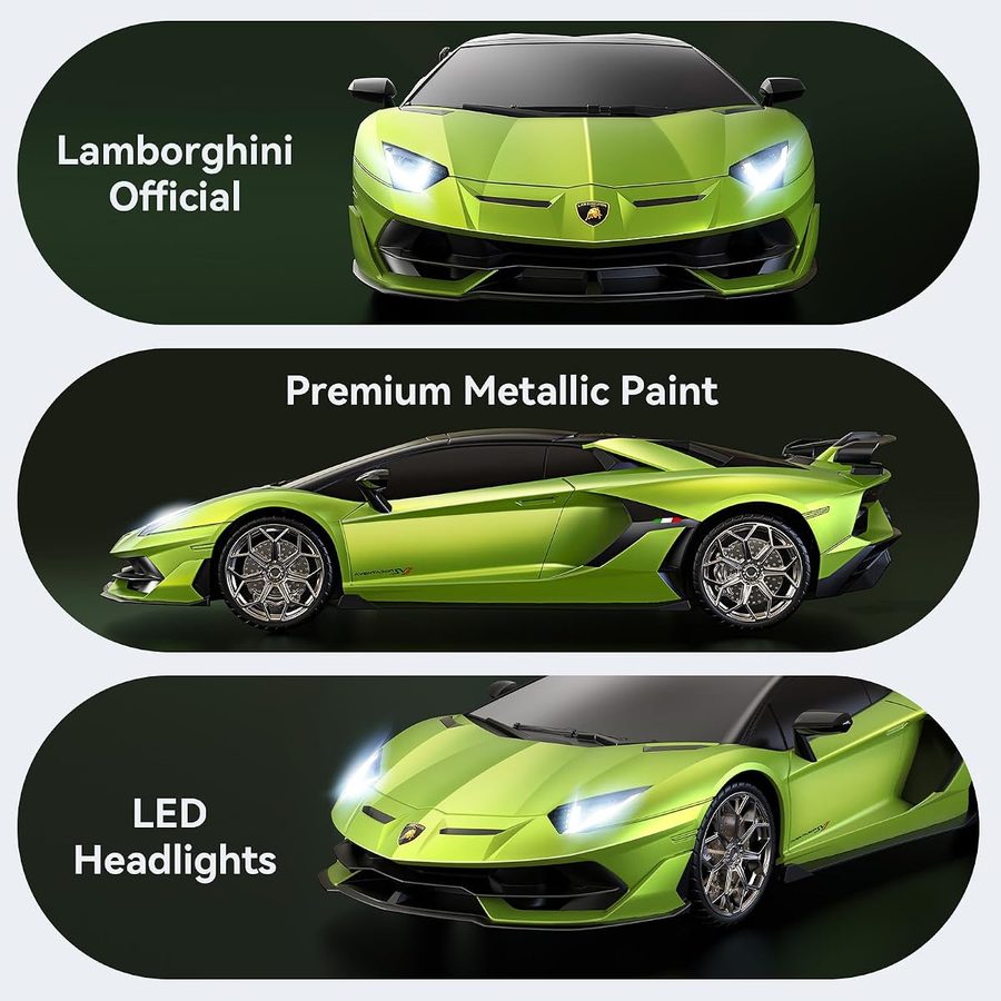 Lamborghini SVJ 1:16 — Green, two batteries view 4