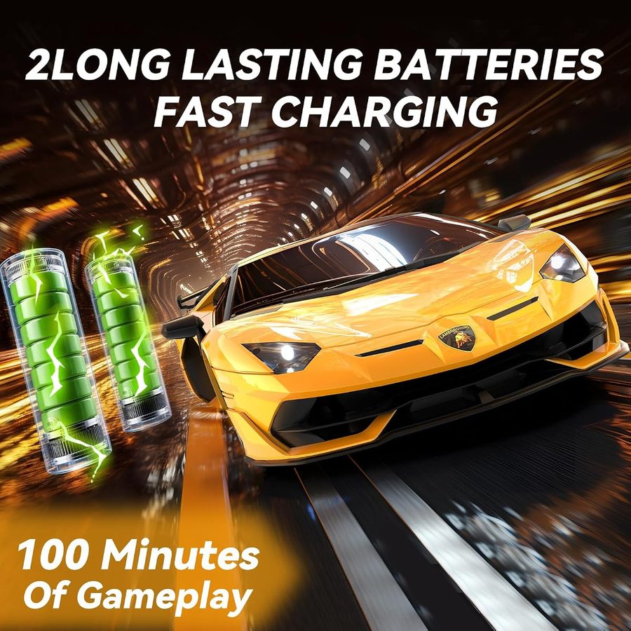 Lamborghini SVJ 1:16 — Yellow, two batteries view 3