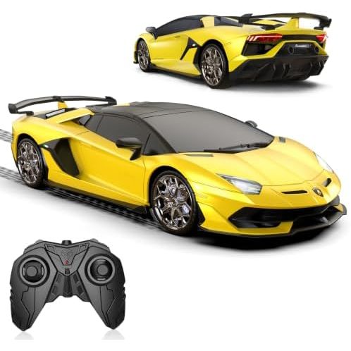 Lamborghini SVJ 1:16 — Yellow, two batteries view 1