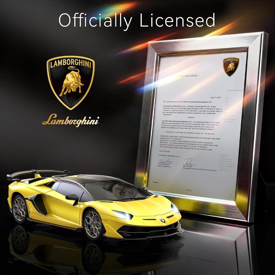 Lamborghini SVJ Roadster 1:24 — Giallo view 2
