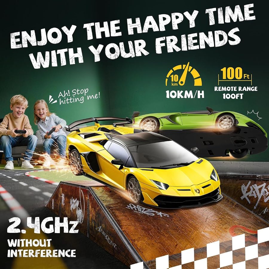 Lamborghini SVJ Roadster 1:24 — Giallo view 3