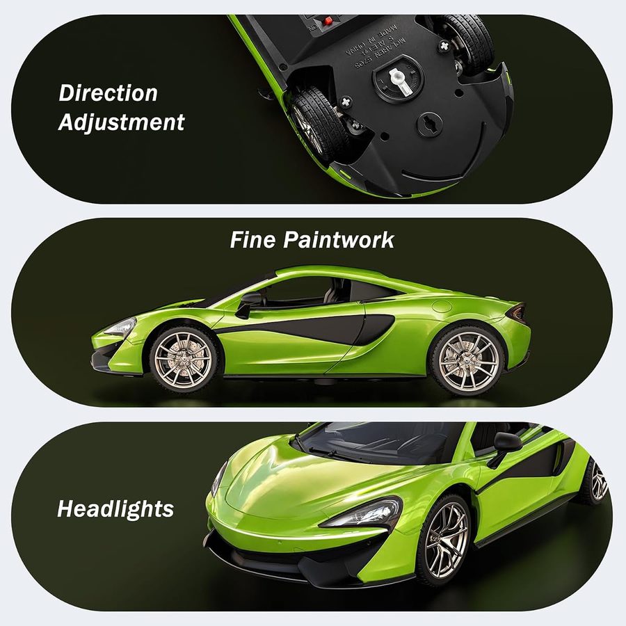 McLaren 570S 1:14 — Green, dihedral doors view 3