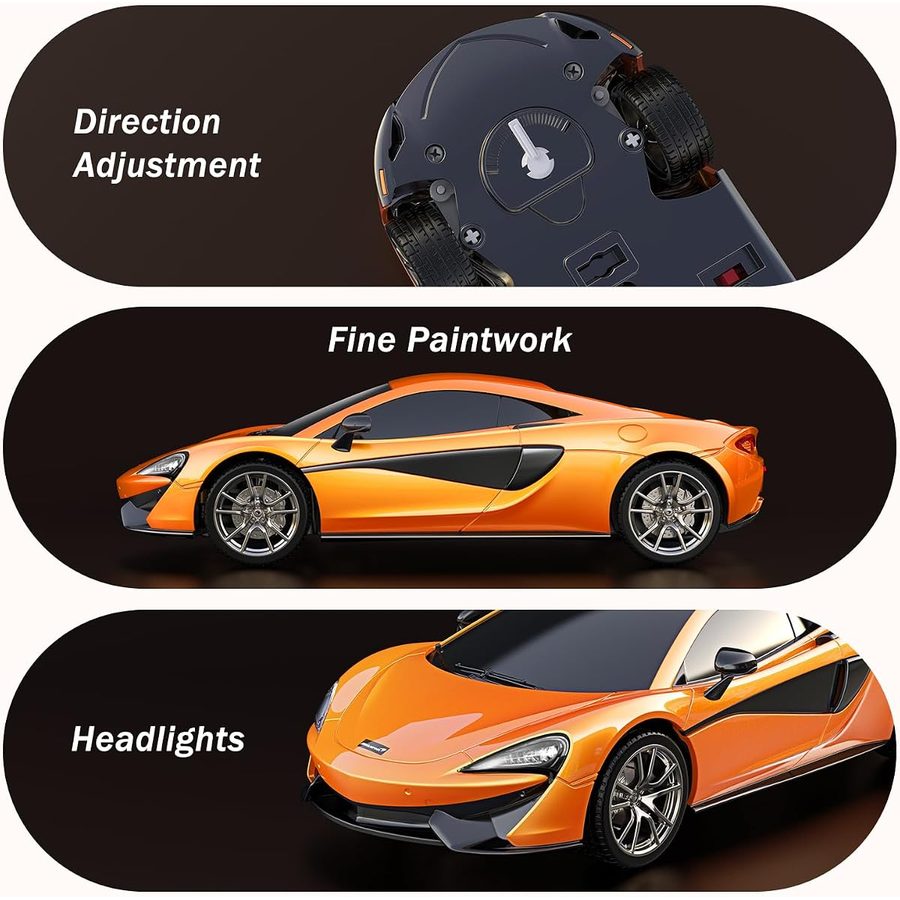 McLaren 570S 1:24 — Papaya Orange view 4