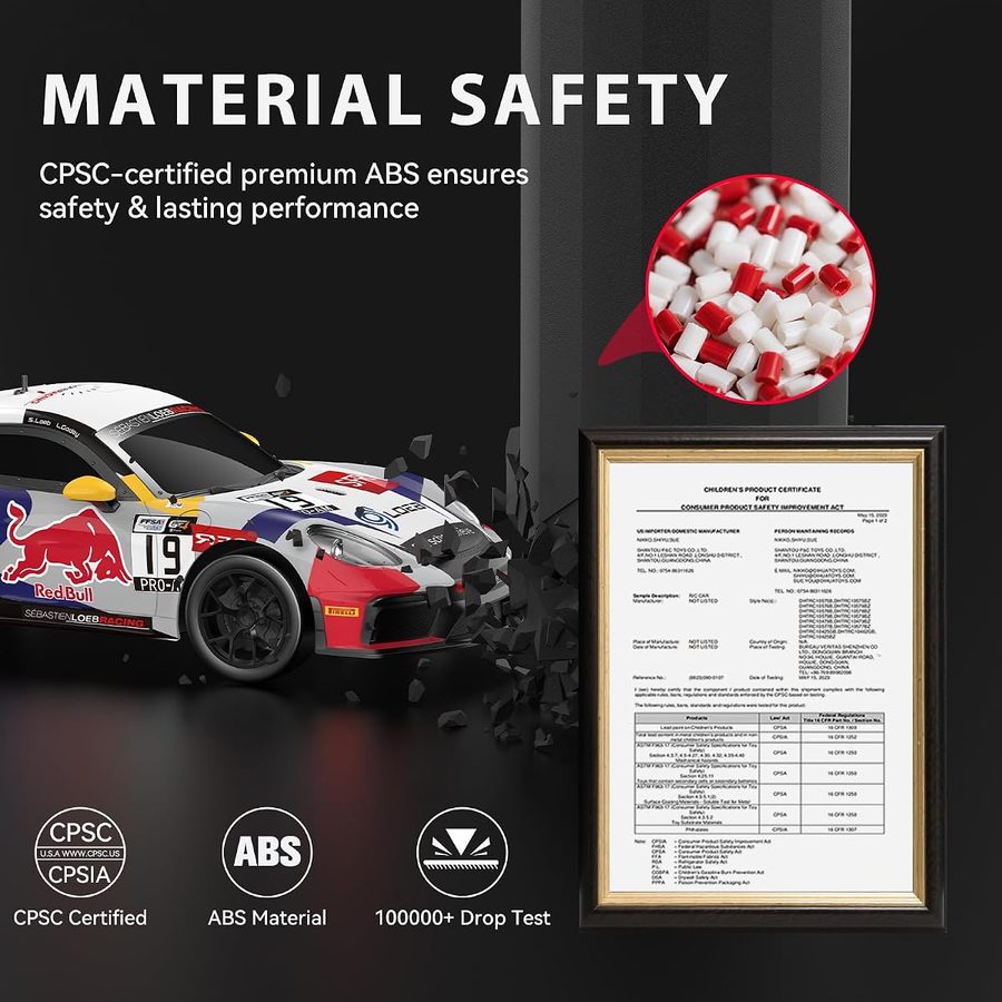 Porsche 718 Cayman GT4 1:14 — Red Bull livery view 3