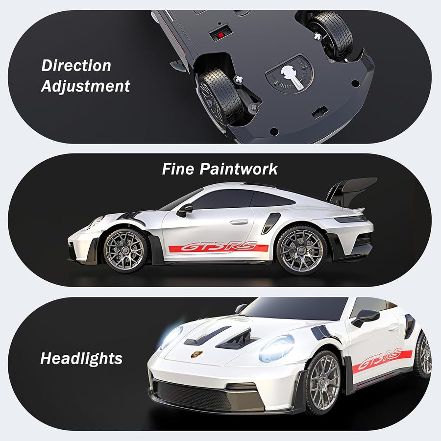 Porsche 911 GT3 RS 1:16 — White view 3