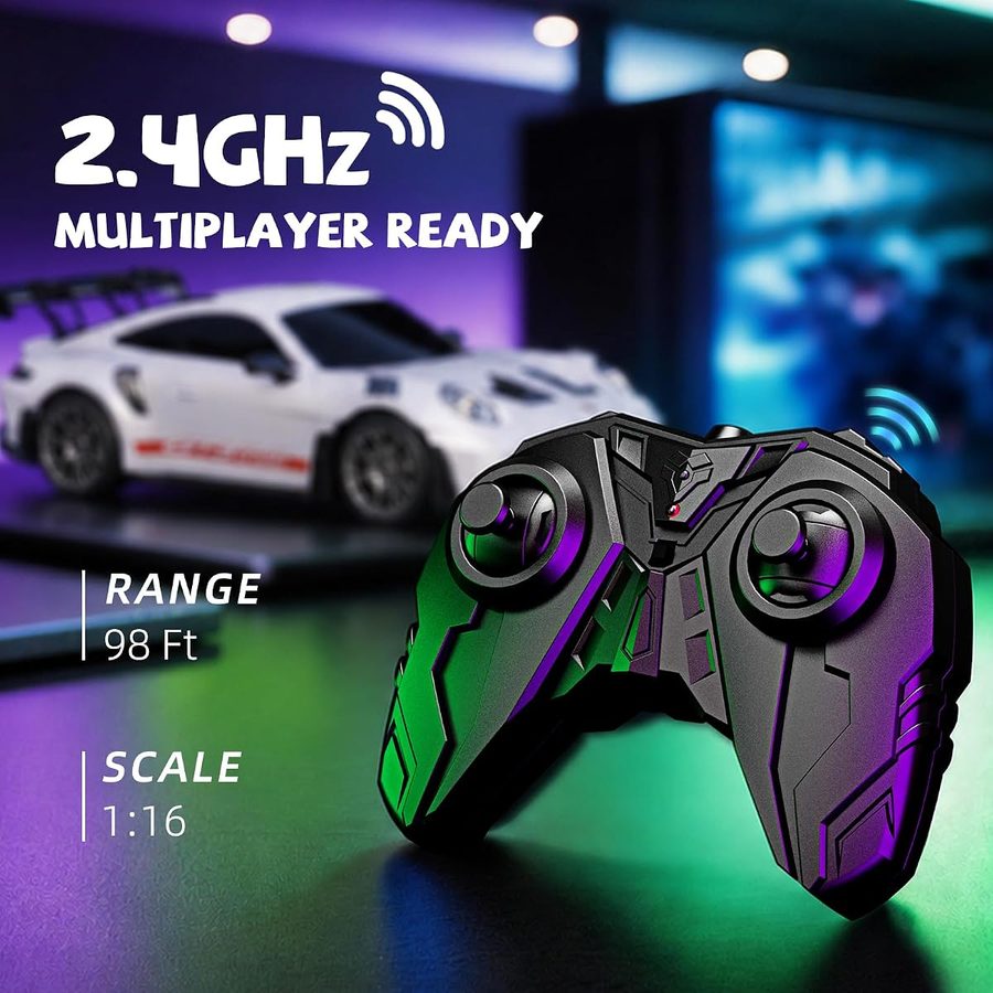Porsche 911 GT3 RS 1:16 — White view 5
