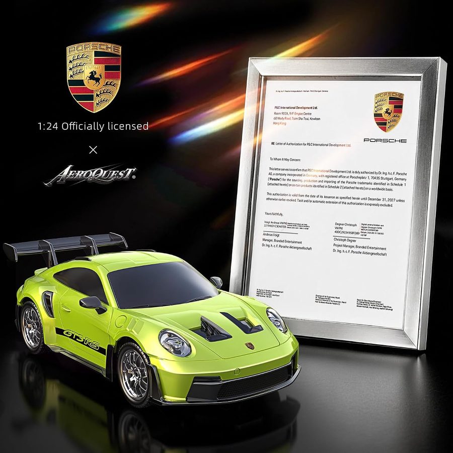 Porsche 911 GT3 RS 1:24 — Python Green view 2