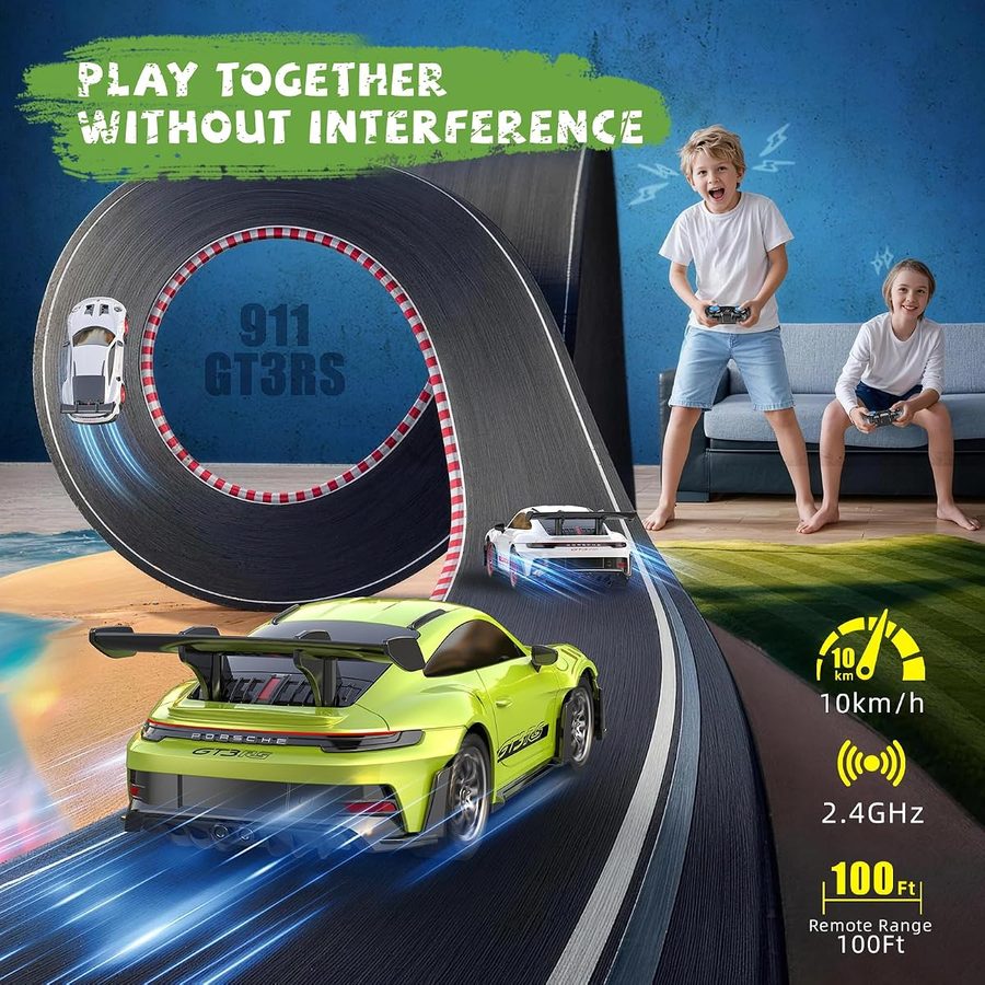 Porsche 911 GT3 RS 1:24 — Python Green view 4