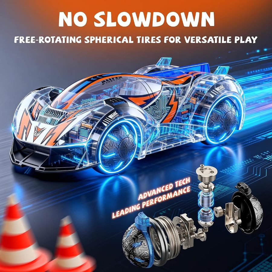 Spherical-Wheel Stunt Car view 3