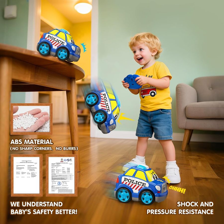 Toddler Police Car — two modes view 2