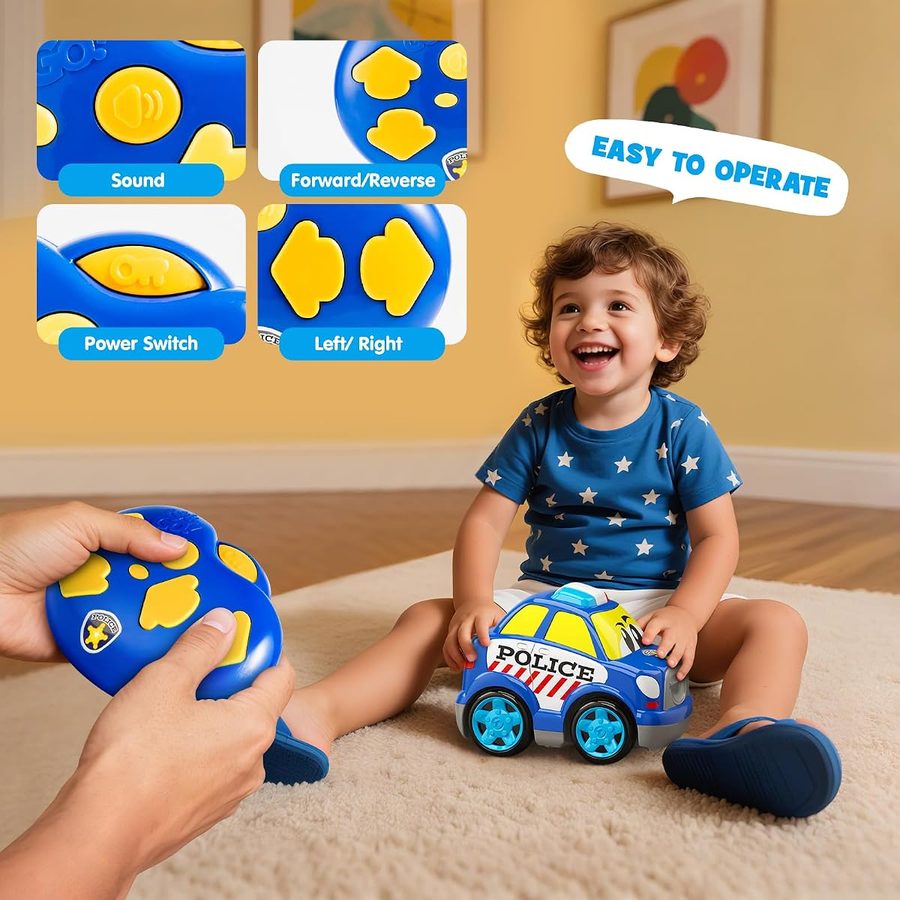 Toddler Police Car — two modes view 3