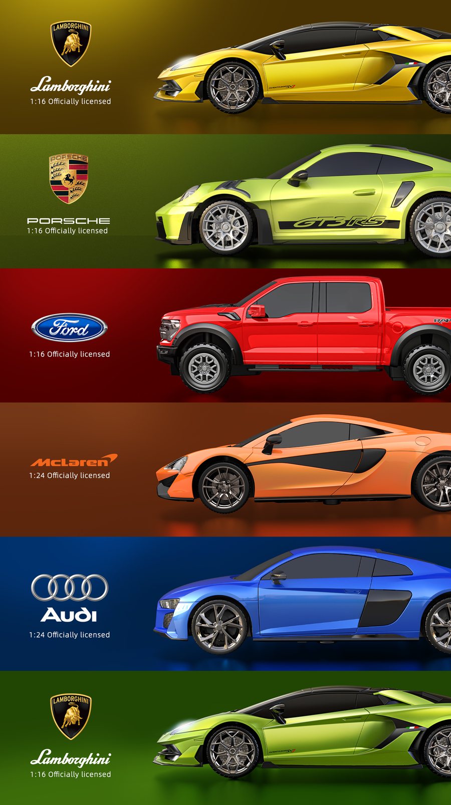 AEROQUEST 1:24 Scale RC Cars